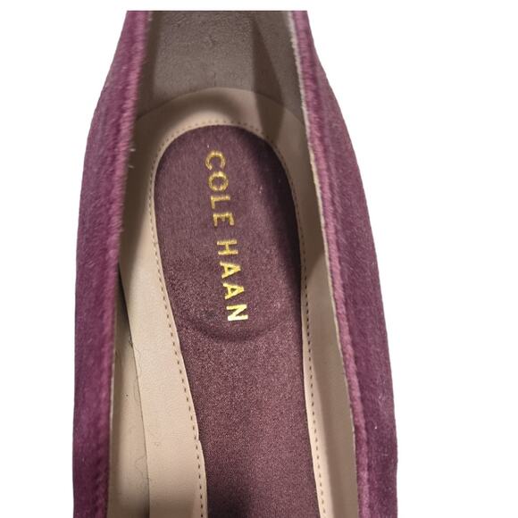 Cole Haan Plum Color Suede Shoes - Picture 5 of 7
